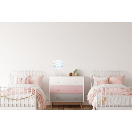 Lampada per bambini PIKKI 1xE27/60W/230V blu