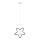 Lampada per bambini STARS 1xE27/20W/230V nera/bianca