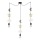 Lampada per bambini TRIO 3xE27/20W/230V grigia/gialla/bianca