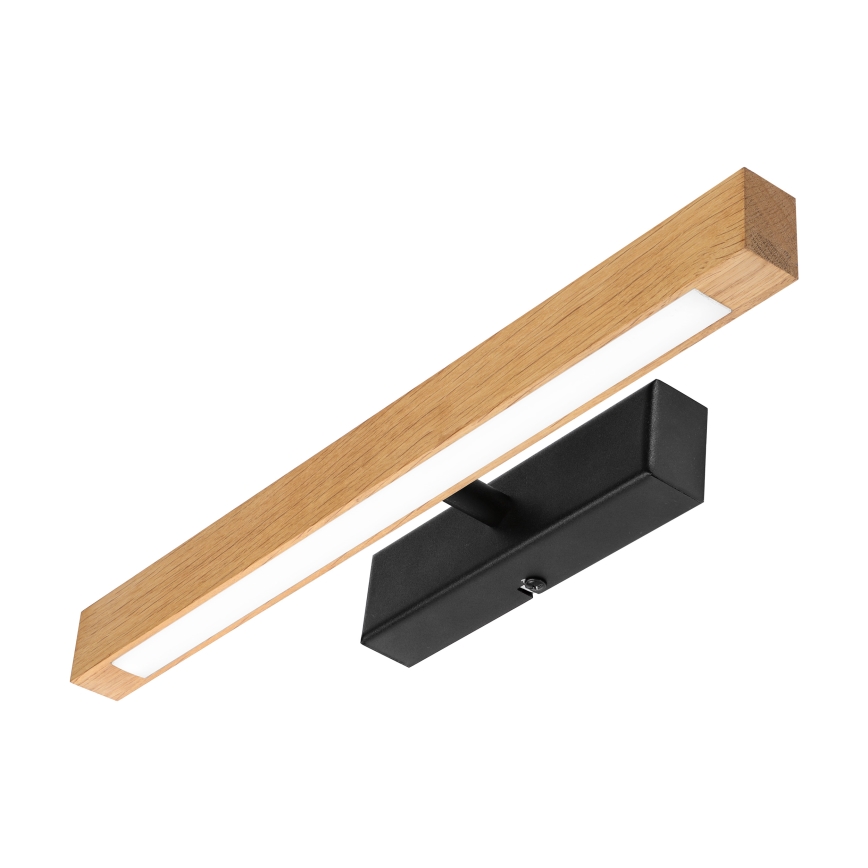 Lampada per quadri LED VERDE LED/5,5W/230V 3000K 46 cm rovere/nero