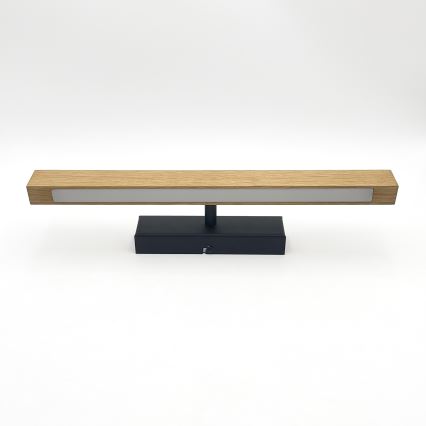 Lampada per quadri LED VERDE LED/5,5W/230V 3000K 46 cm rovere/nero