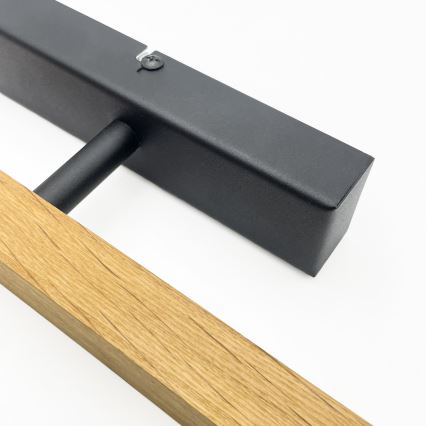 Lampada per quadri LED VERDE LED/5,5W/230V 3000K 46 cm rovere/nero