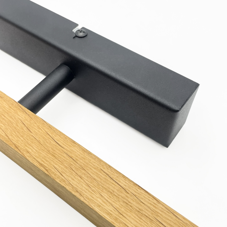 Lampada per quadri LED VERDE LED/5,5W/230V 3000K 46 cm rovere/nero