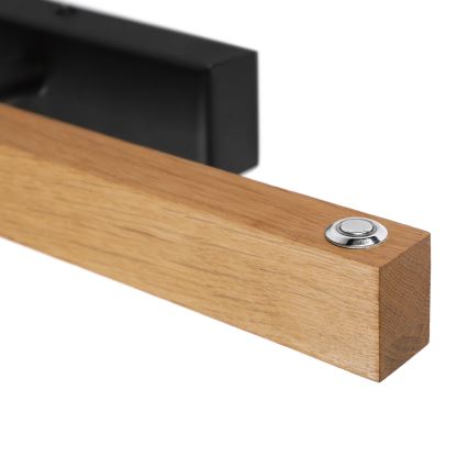 Lampada per quadri LED VERDE LED/5,5W/230V 3000K 46 cm rovere/nero