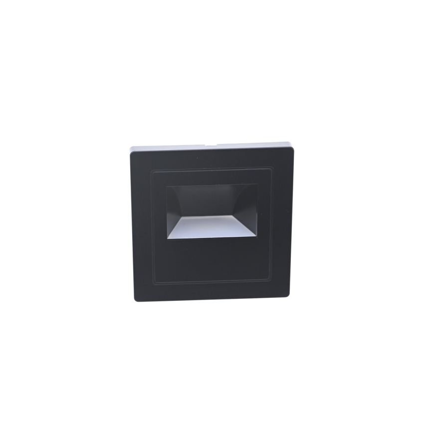 Lampada per scale a LED/3W/230V 6000K nero