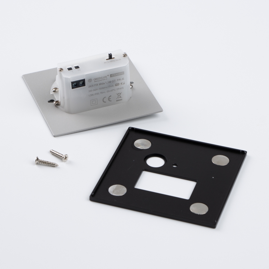 Lampada per scale LED con sensore di movimento e sensore crepuscolare LED/1,5W/230V 3000/4000/6500K nero