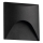 Lampada per scale LED EXIN LED/2,5W/230V 3000K IP65 nero, quadrata