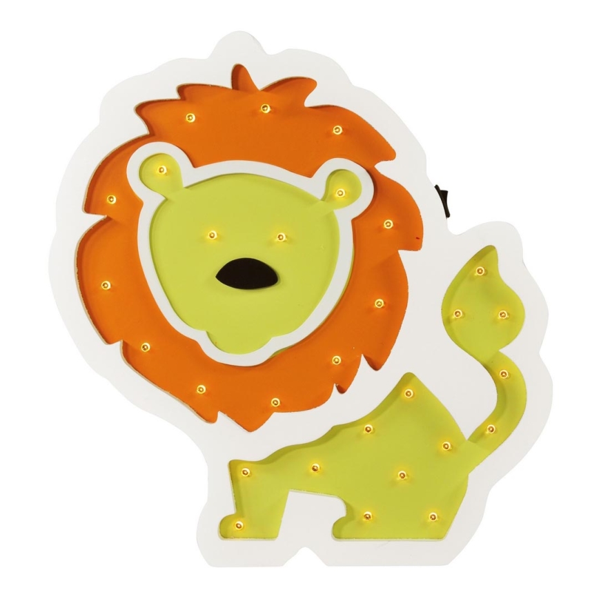 Lampada piccola LED per bambini LED/2xAA leone