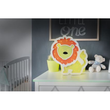 Lampada piccola LED per bambini LED/2xAA leone