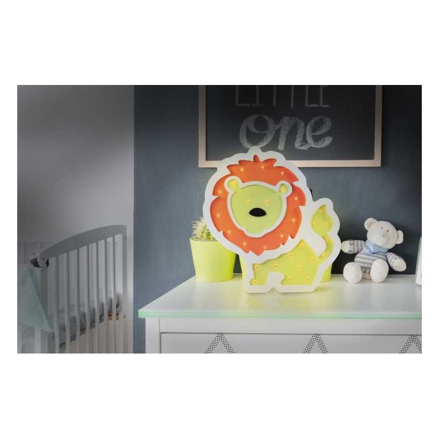 Lampada piccola LED per bambini LED/2xAA leone