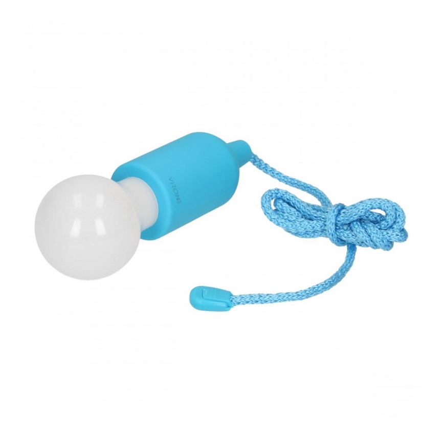 Lampada portatile LED LED/1W/3xAAA blu