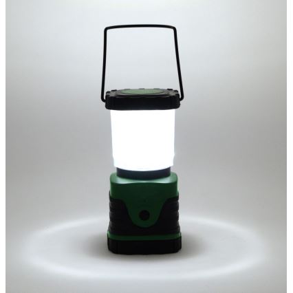 Lampada portatile LED LED/3xLR20 IP44 nero/verde