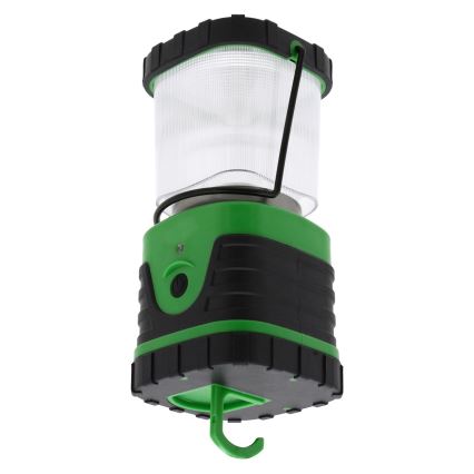 Lampada portatile LED LED/3xLR20 IP44 nero/verde