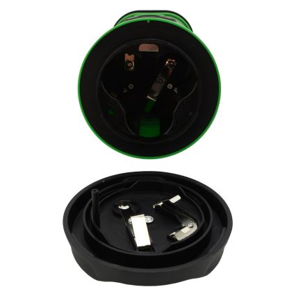 Lampada portatile LED LED/3xLR20 IP44 nero/verde + telecomando