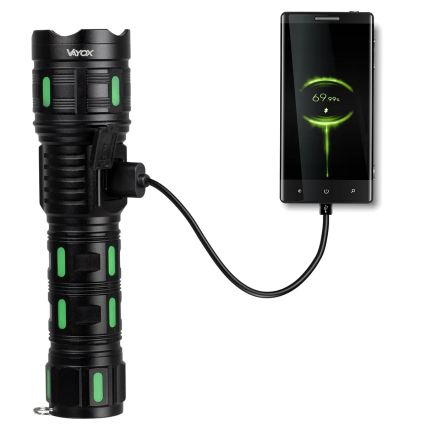 Lanterna ricaricabile dimmerabile a LED con funzione power bank LED/20W/5V IP44 1200 lm 5000 mAh