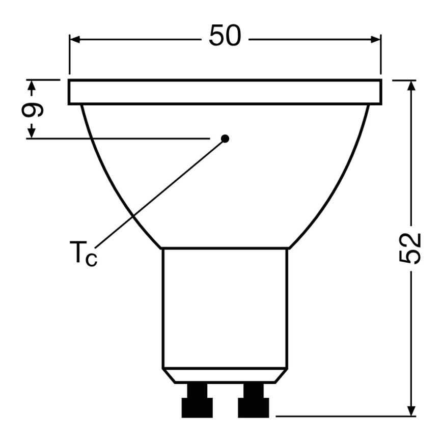 Lampadina LED dimmerabile a riflettore PAR16 GU10/7W/230V 2700K 120° CRI 90 - Ledvance