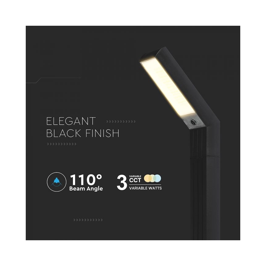 Lampada solare 2 in 1 LED/1,5W/3,7V IP65 1500 mAh