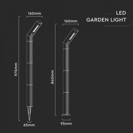 Lampada solare 2 in 1 LED/1,5W/3,7V IP65 1500 mAh