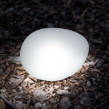 Lampada solare a LED 1,2 V 300 mAh IP44 forma ciottolo