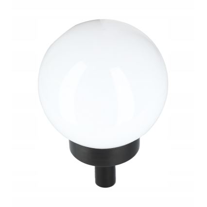 Lampada solare a LED, 1,2 V, 6500 K, 200 mAh, Ø 10 cm, IP44, bianco/nero