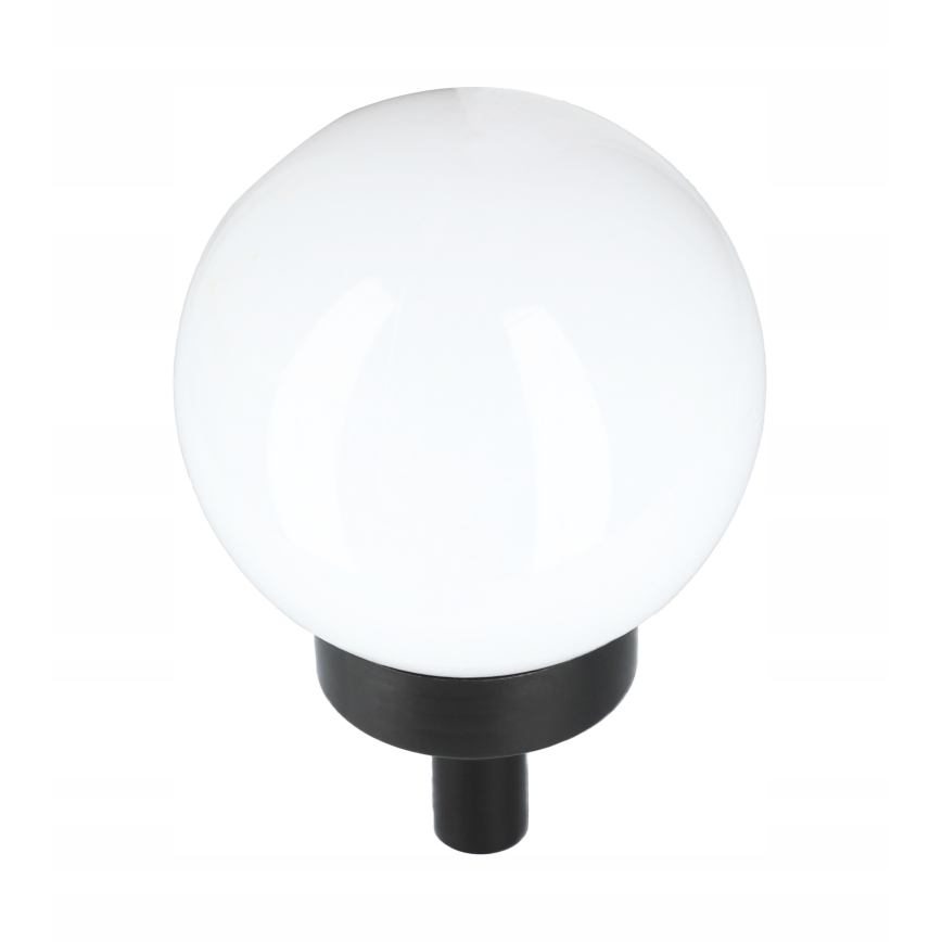 Lampada solare a LED, 1,2 V, 6500 K, 200 mAh, Ø 10 cm, IP44, bianco/nero