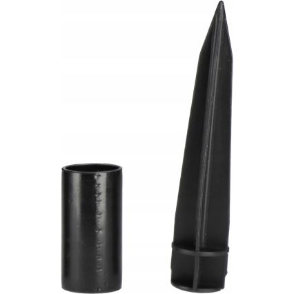 Lampada solare a LED, 1,2 V, 6500 K, 200 mAh, Ø 10 cm, IP44, bianco/nero