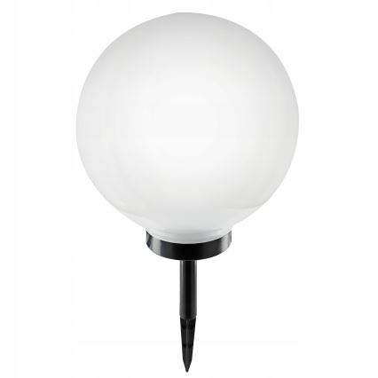 Lampada solare a LED 1,2 V, 6500 K, 200 mAh, Ø 30 cm, IP44, bianco/nero