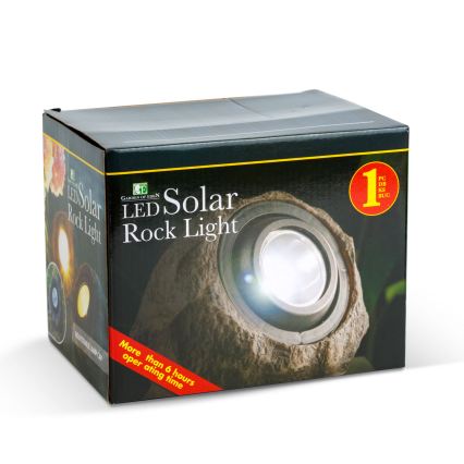 Lampada solare a LED 1,2V 1000 mAh IP44 in pietra