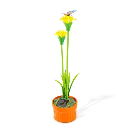 Lampada solare a LED/1,2V 200 mAh IP44 a forma di fiore
