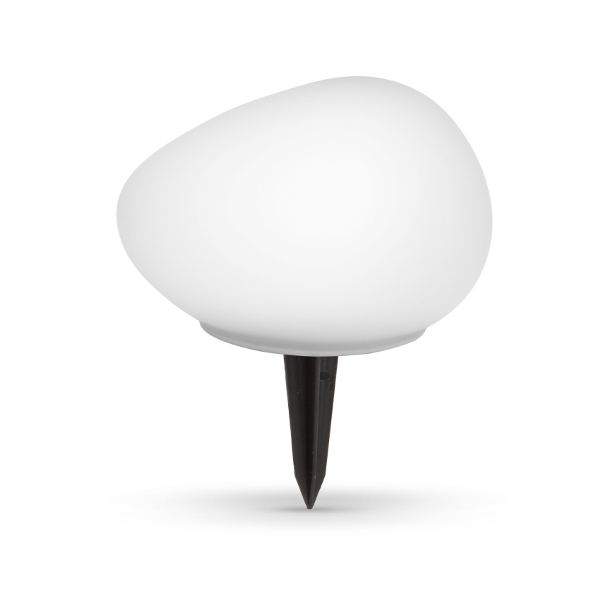 Lampada solare a LED 1,2V 300 mAh IP44 a forma di ciottolo