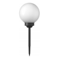 Lampada solare a LED 1,2V 6500K (luce fredda) 200 mAh Ø 20 cm IP44 bianco/nero