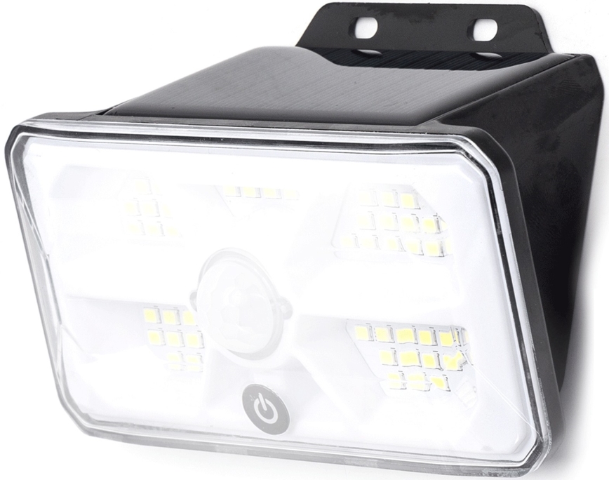 Lampada solare a LED Aigostar con sensore LED/3,7V 6500K 500 mAh IP65 nera