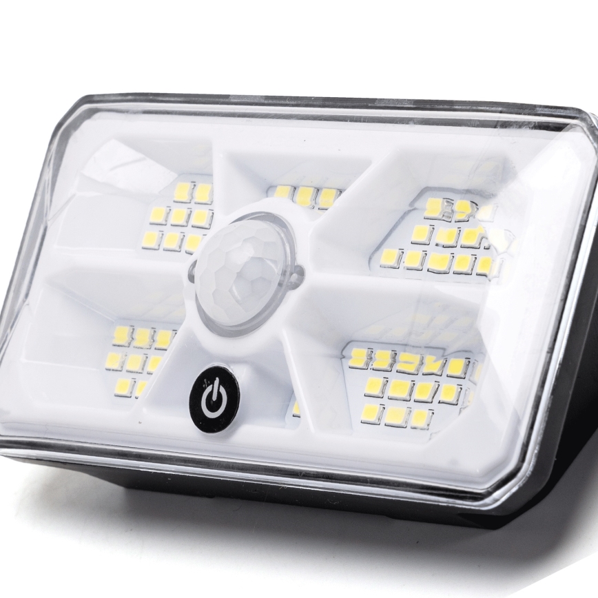 Lampada solare a LED Aigostar con sensore LED/3,7V 6500K 500 mAh IP65 nera