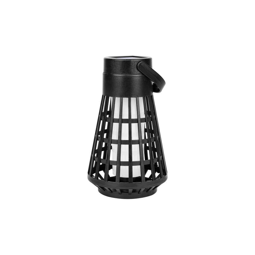 Lampada solare a LED con sensore 2 in 1 LED/1W/3,7V IP54 300 mAh nera