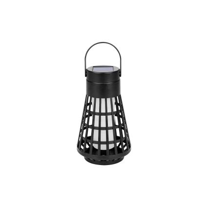 Lampada solare a LED con sensore 2 in 1 LED/1W/3,7V IP54 300 mAh nera
