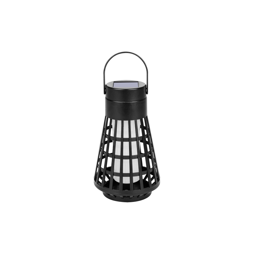 Lampada solare a LED con sensore 2 in 1 LED/1W/3,7V IP54 300 mAh nera