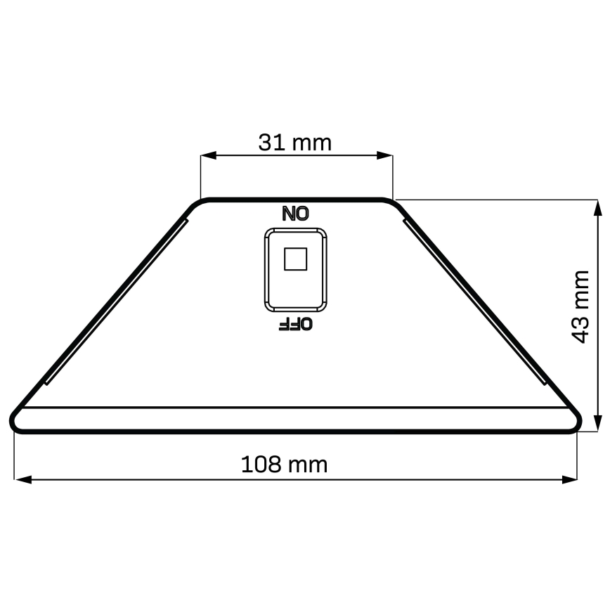 Lampada solare a LED ELI LED/4,5W/3,7V 500 mAh IP44 nera