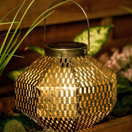Lampada solare a LED LAURA 1xE27/1,2V IP44