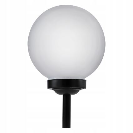 Lampada solare a LED LED/1,2V 6500K 200 mAh Ø 25 cm IP44 bianco/nero
