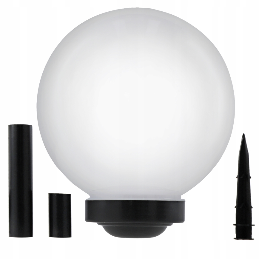 Lampada solare a LED LED/1,2V 6500K 200 mAh Ø 25 cm IP44 bianco/nero