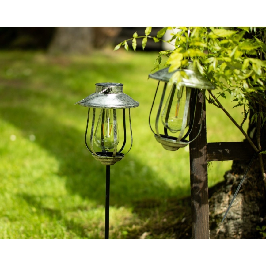 Lampada solare a LED MOLLY 1xE27/1,2V IP44