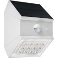 Lampada solare da parete con sensore, LED 2,5W/3,7V, 3000/4000/6000K, IP65, 1200 mAh, bianca