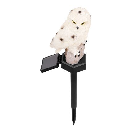 Lampada decorativa solare a LED con sensore 6xLED/1,2V 3000K 40 cm 600 mAh IP44 a forma di gufo