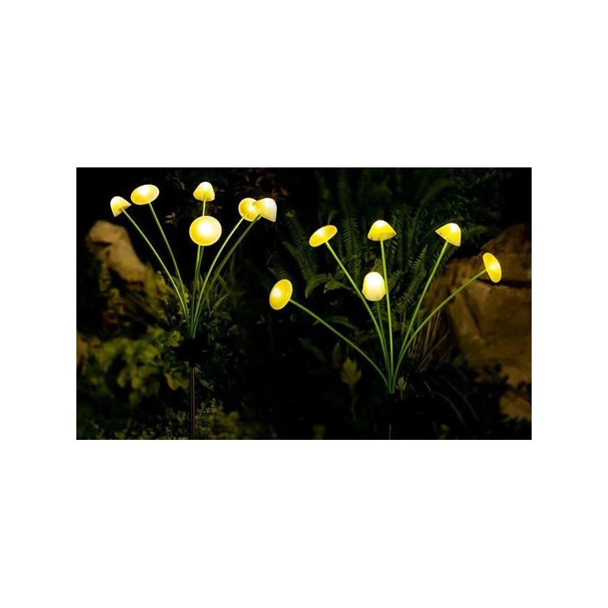 Lampada solare decorativa a LED con sensore 6xLED/1,2V 3000K 72 cm 600 mAh IP44