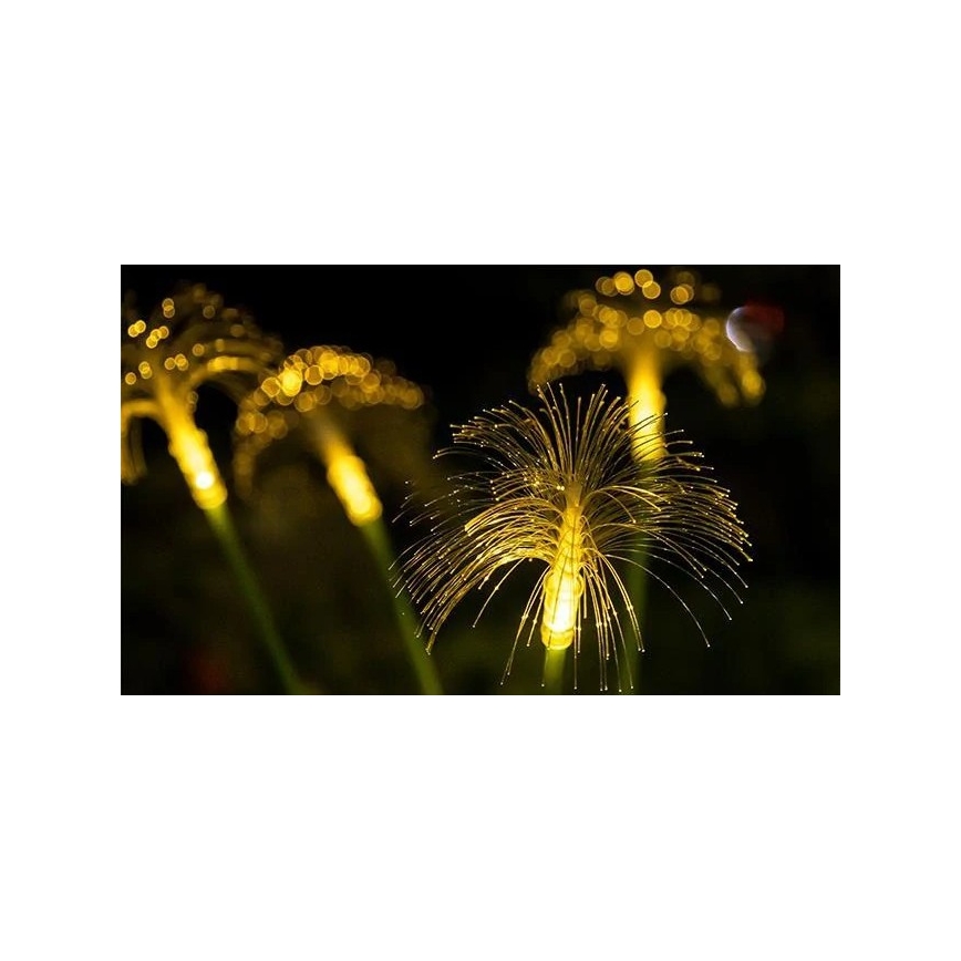 Lampada solare decorativa LED con sensore 6xLED/1,2V 3000K 77 cm 600 mAh IP44