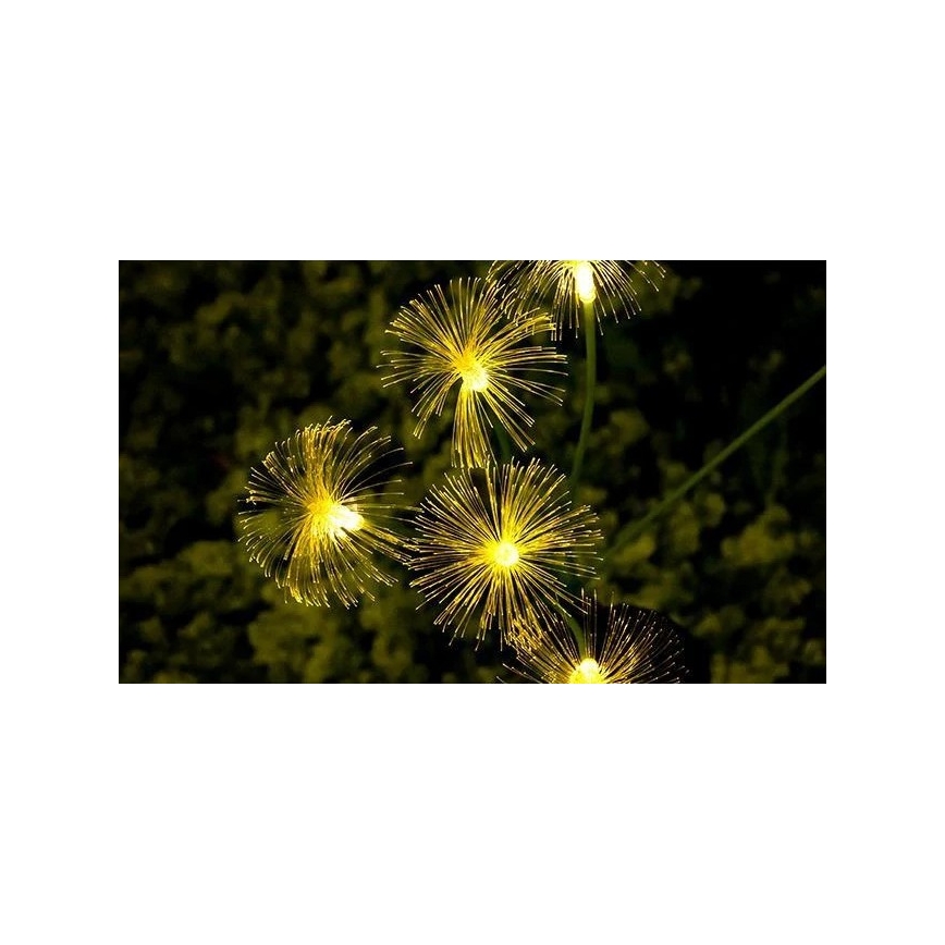 Lampada solare decorativa LED con sensore 6xLED/1,2V 3000K 77 cm 600 mAh IP44