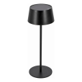 Lampada solare dimmerabile a sfioramento a LED LED/3W/5V USB 1800 mAh IP44 nera