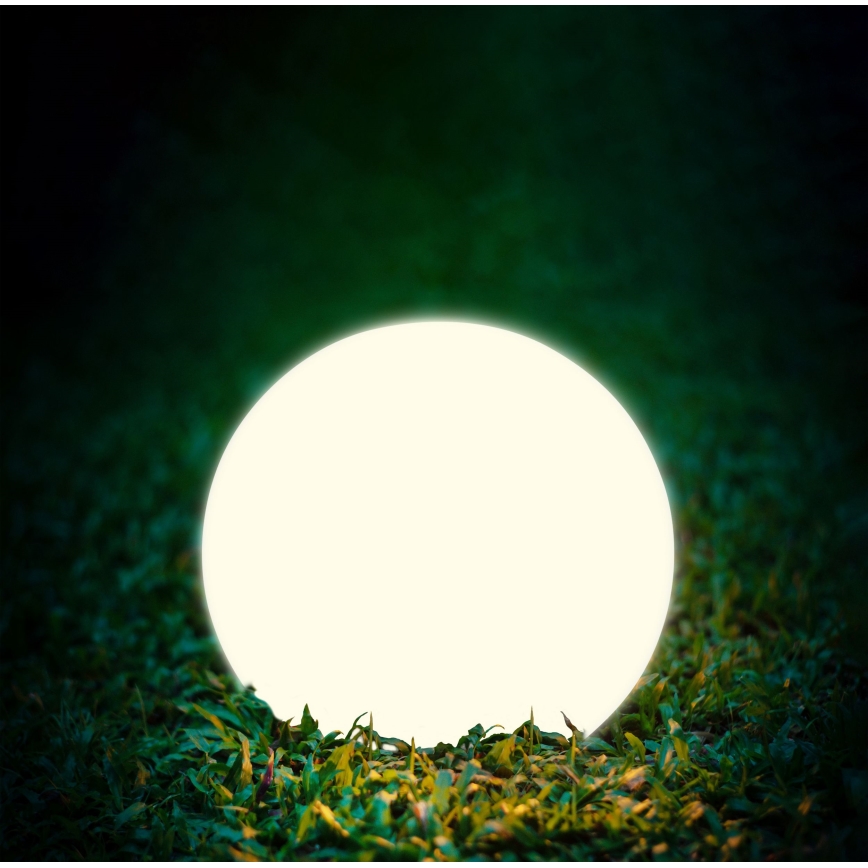 Lampada solare LED BALL LED/3,7V 2000 mAh diametro 50 cm IP65 bianco