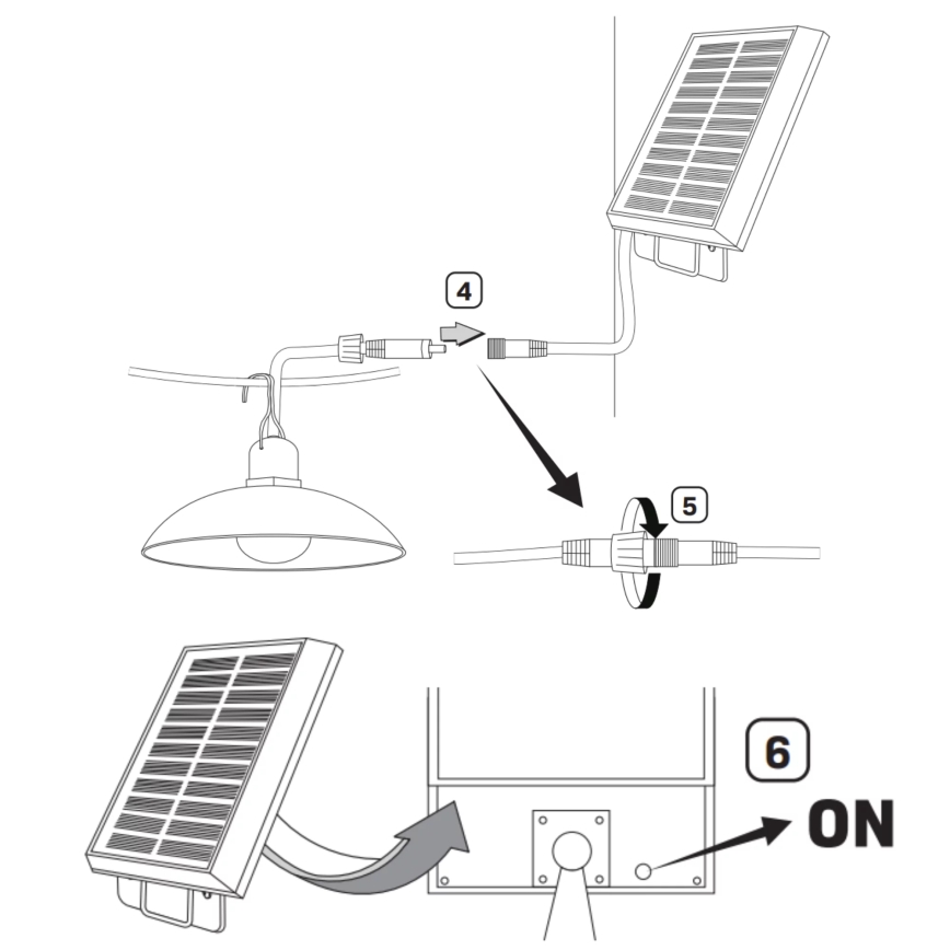 Lampada solare LED CELINA LED/1,8W/3,7V 2400 mAh IP44 + telecomando