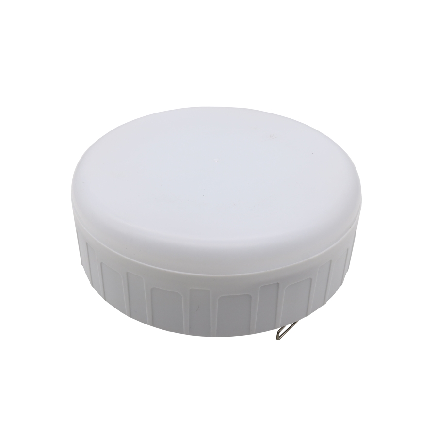 Lampada solare ricaricabile a LED dimmerabile con funzione di power bank K3 LED/2W/5,5V 6500K IPX4 2400 mAh nero/bianco